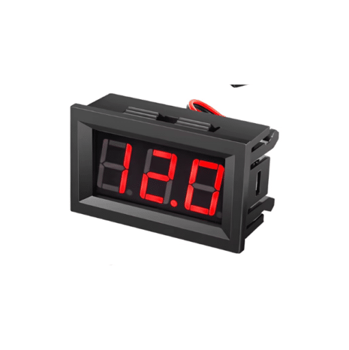 0.56-Inch 0–30V Three-Wire DC Voltmeter – Red LED Display