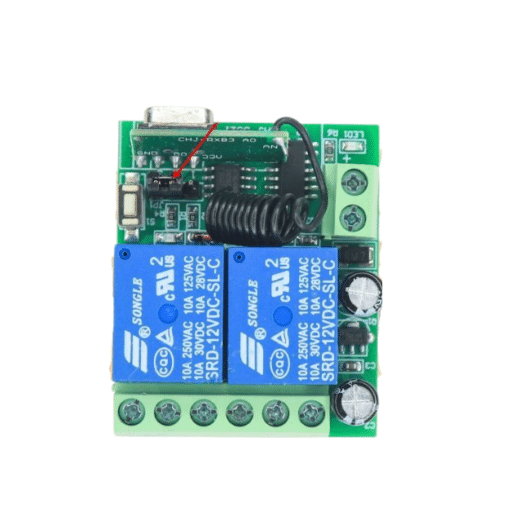 315MHz 12V 2-Channel Relay Module Wireless Remote Control Switch - Image 2