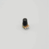 6mm Potentiometer Volume Control Knob Cap – 15x15mm (Black)
