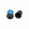 6mm Potentiometer Volume Control Knob Cap – 15x15mm (Blue)