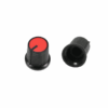 6mm Potentiometer Volume Control Knob Cap – 15x15mm (RED)