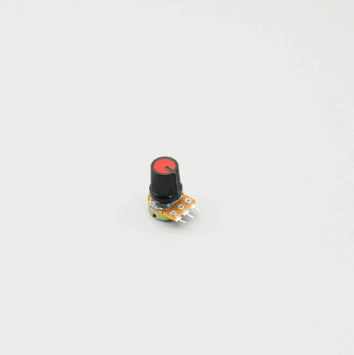 6mm Potentiometer Volume Control Knob Cap – 15x15mm (RED) - Image 3