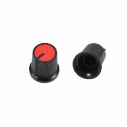 6mm Potentiometer Volume Control Knob Cap – 15x15mm (RED)