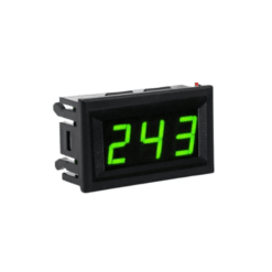 0.56-Inch AC Voltmeter (Green LED) – 70V to 500V, Two-Wire, AC 220V
