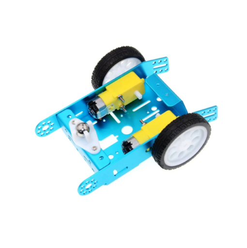 Blue 2WD Aluminum Smart Robot Car Chassis Kit – DIY Robotics Platform - Image 2