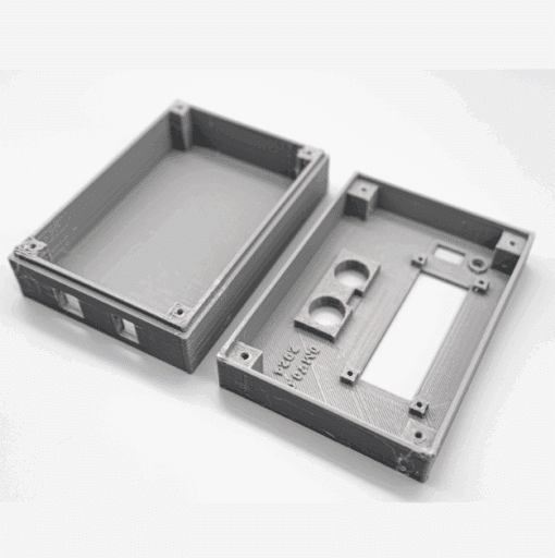 Enclosure for Arduino Uno, 16x2 LCD, and Ultrasonic Sensor Grey color - Image 2