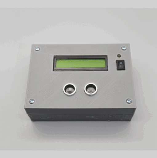 Enclosure for Arduino Uno, 16x2 LCD, and Ultrasonic Sensor Grey color - Image 6