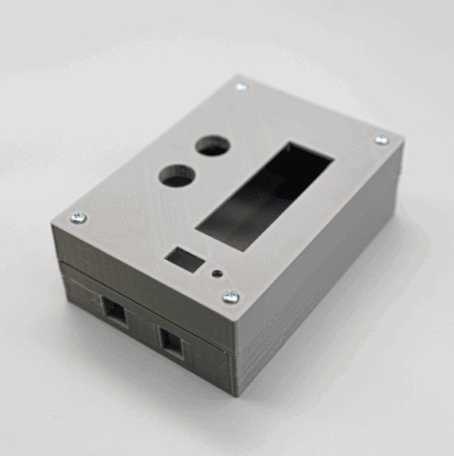 Enclosure for Arduino Uno, 16x2 LCD, and Ultrasonic Sensor Grey color - Image 4